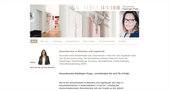 Desktop Screenshot of kisslinger-popp.de